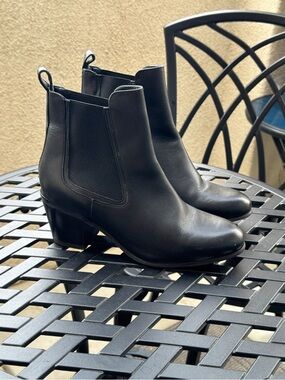 Thursday Boot Company Black Leather Chelsea Ankle Boots